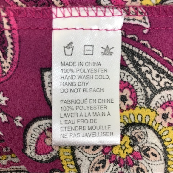 Paper Crane Pink Paisley Floral Layered Tank Top - Picture 7 of 8